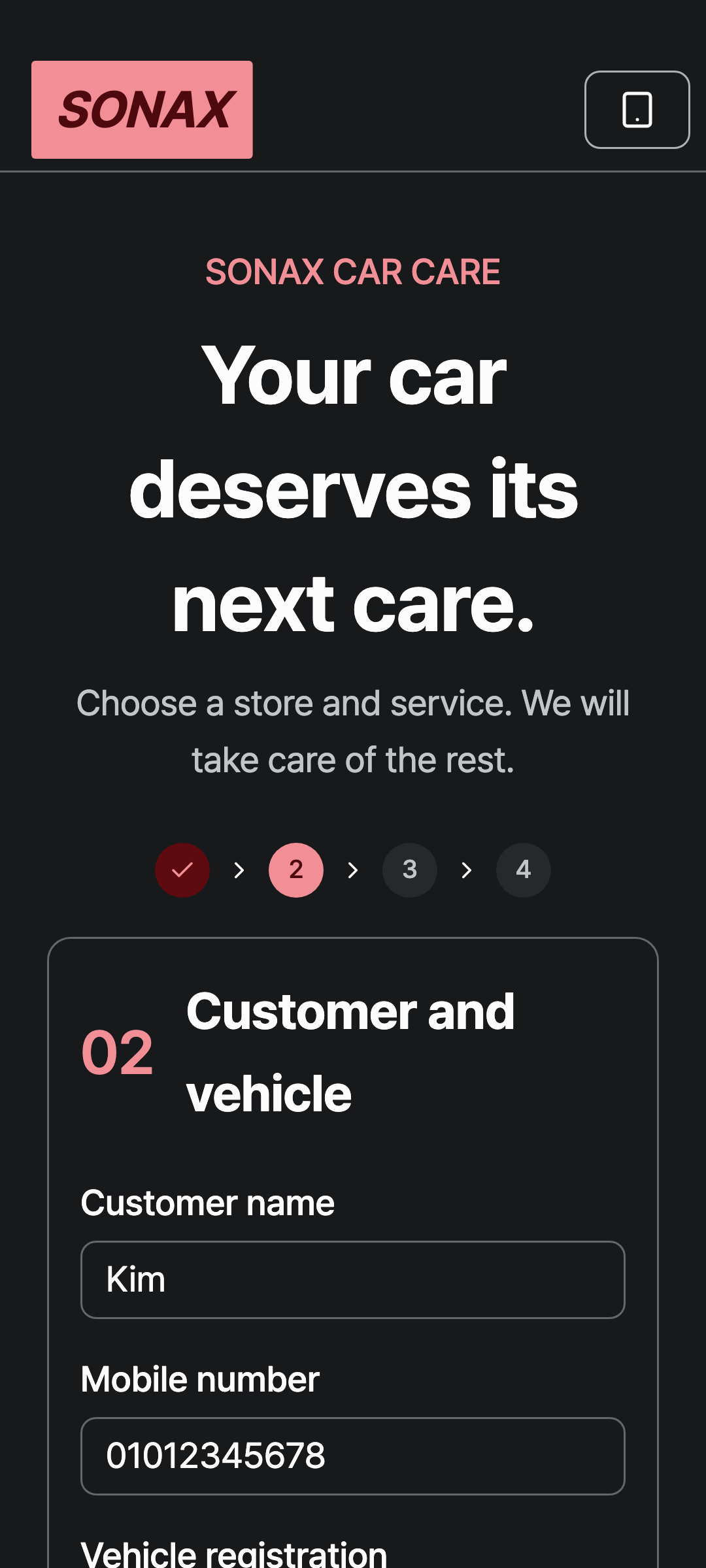 booking_step_1 — phone · dark · en · text 1.3x