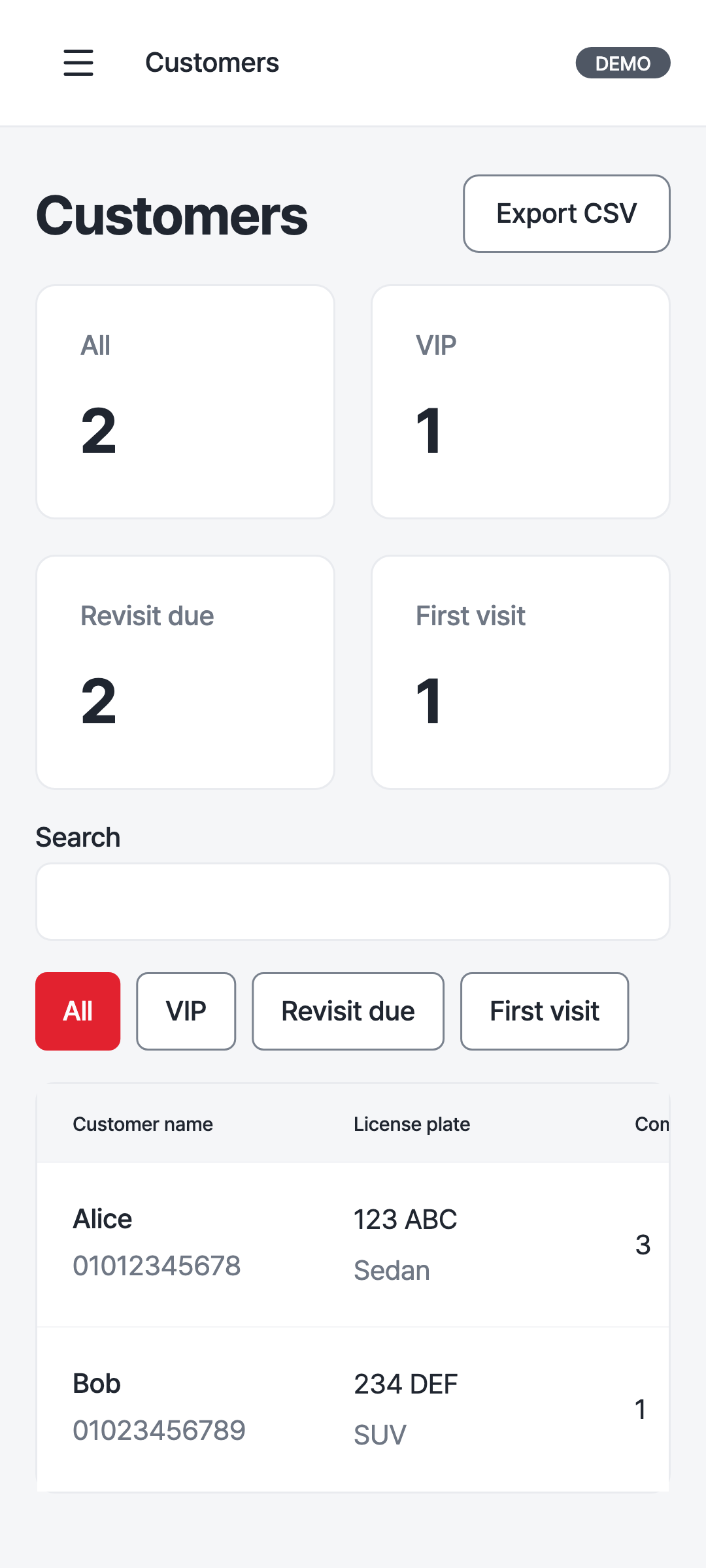 customers — phone · light · en