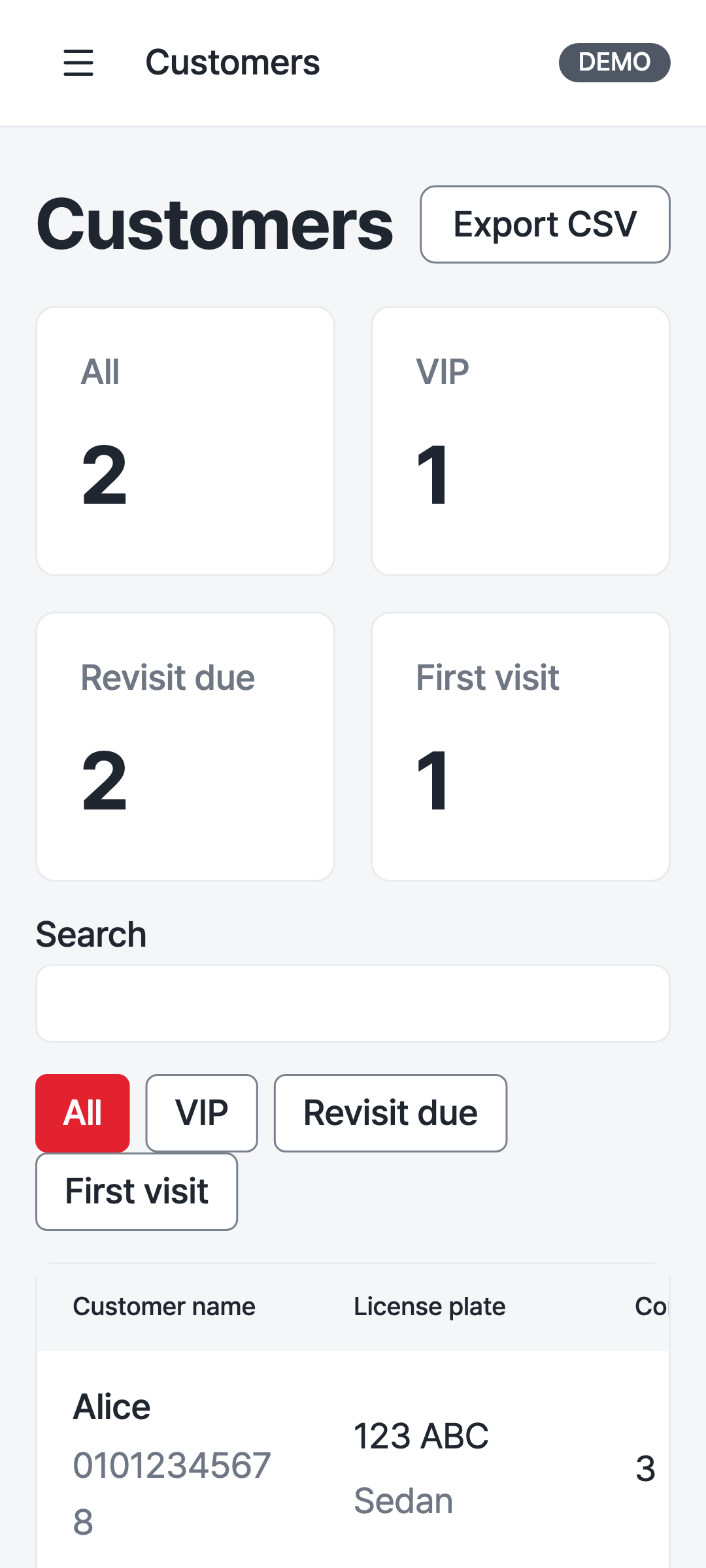 customers — phone · light · en · text 1.3x