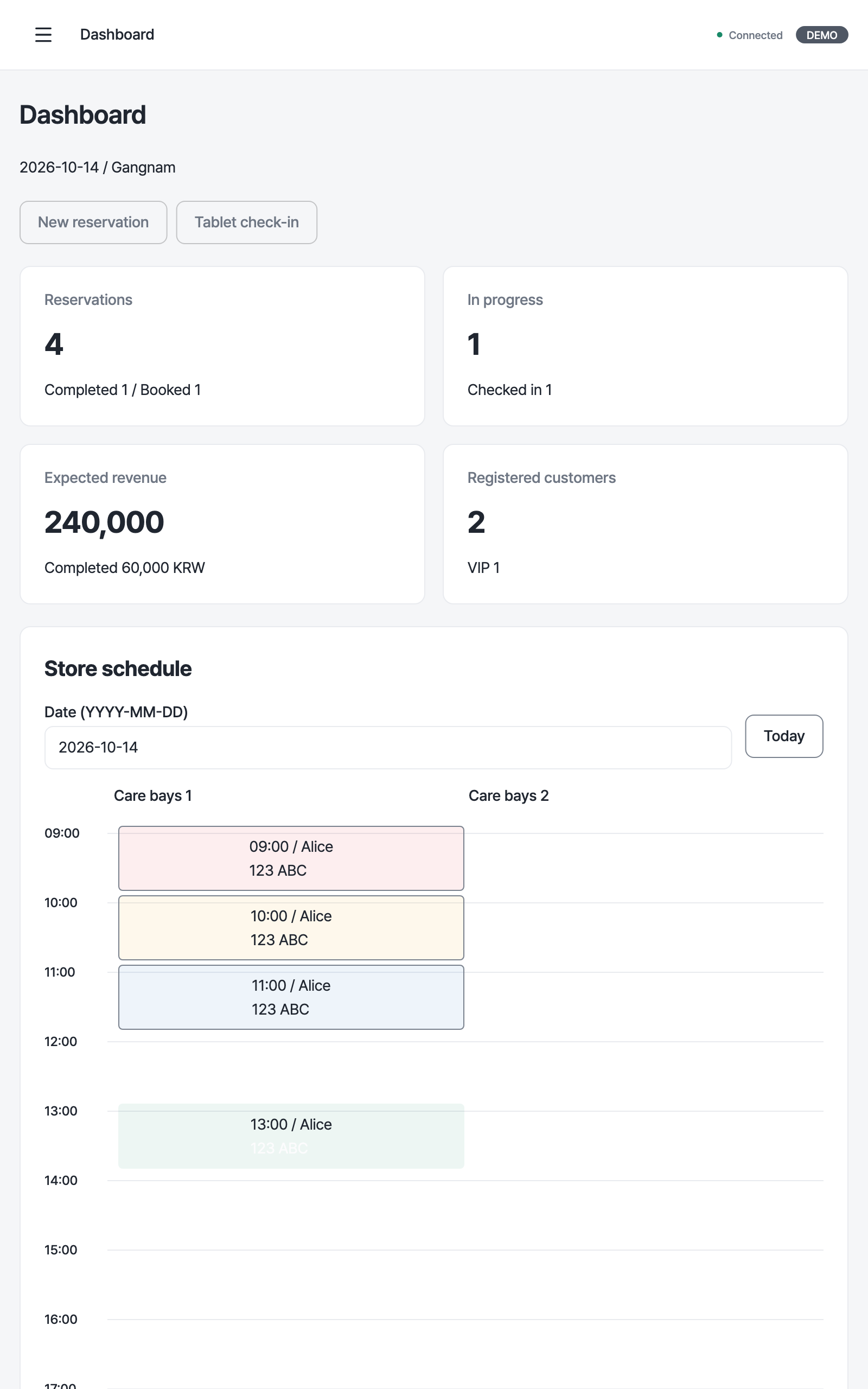 dashboard — tablet · light · en