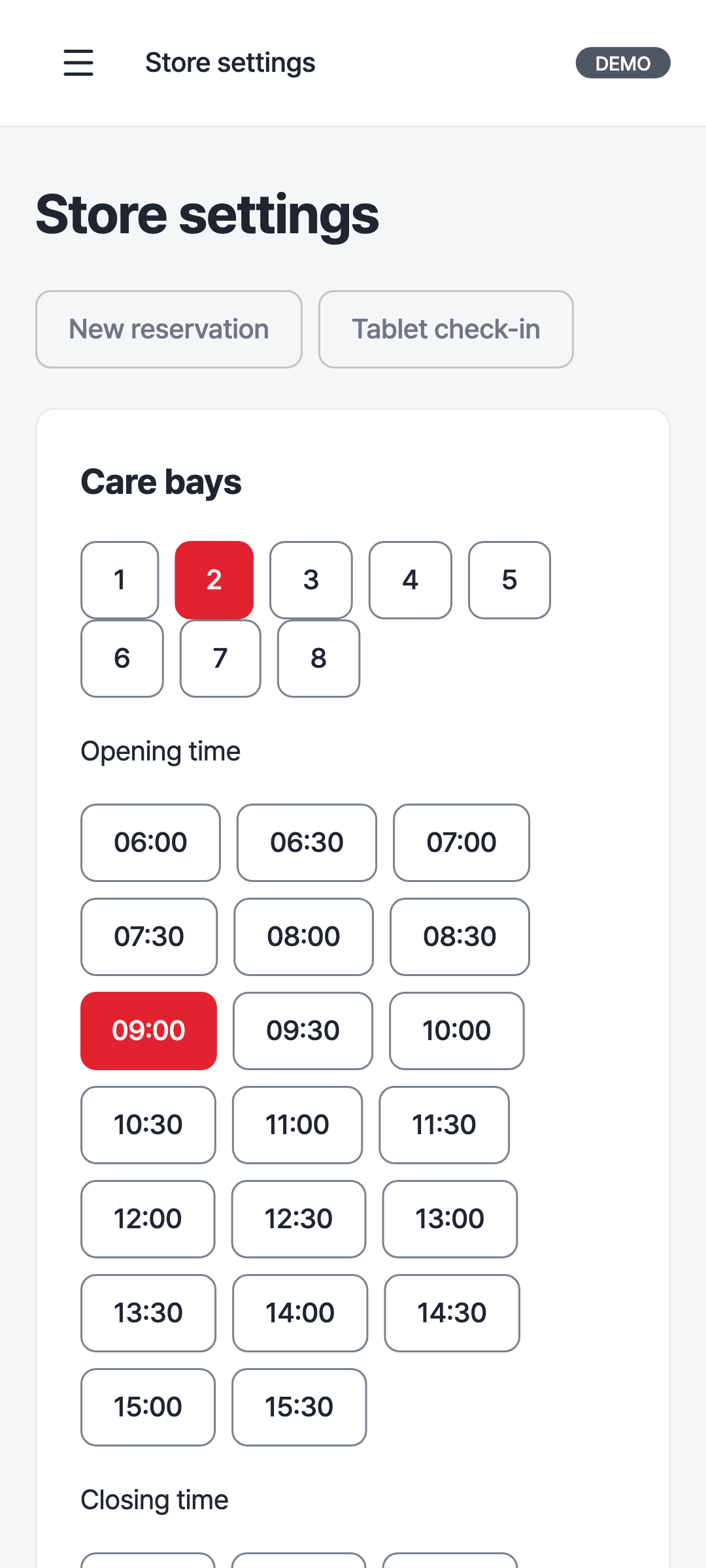 settings — phone · light · en