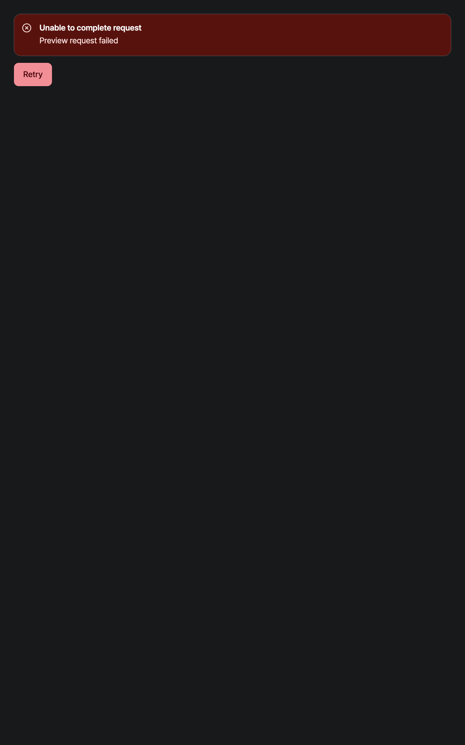 workspace_error — tablet · dark · en