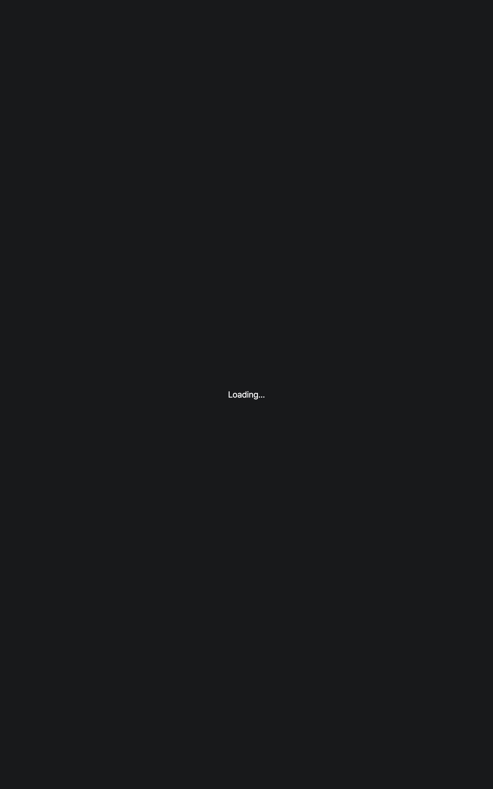 workspace_loading — tablet · dark · en