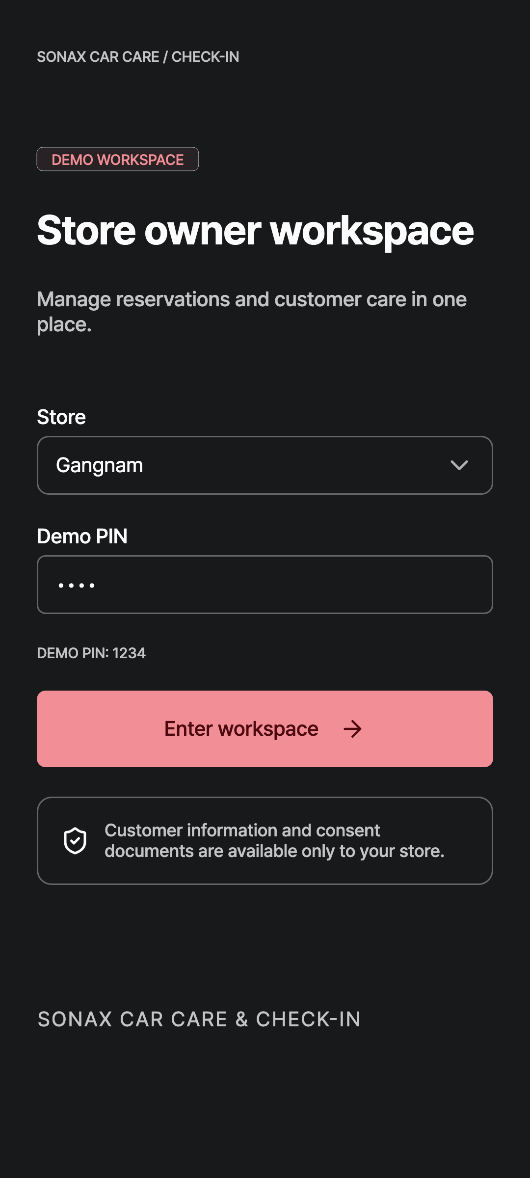 workspace_login — phone · dark · en